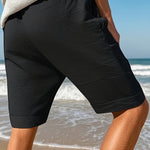 LINEN BEACH SHORTS FOR MEN