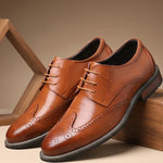 Garrison Genuine Leather Brogue Oxfords