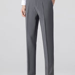 Twisted Jacquard Knit Polo & Slim Fit Tapered Trousers Set