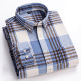 BRUSHED FLANNEL SHIRT FOR MEN