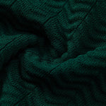 Texture Contrast Knitted V Neck Polo Shirt & Cotton Chino Shorts Set