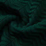 Texture Contrast Knitted V Neck Polo Shirt & Cotton Chino Shorts Set