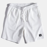 Geometric Jacquard Polo & Shorts Set
