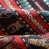 Long Sleeved Tribal Print Corduroy Shirt