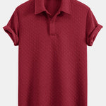 Geometric Jacquard Polo & Geometric Jacquard Shorts Set