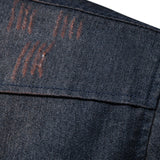 Washed Denim Western Shirt with Pockets
