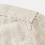 Stand Collar Linen Shirt