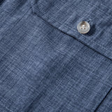 Textured Button Up Shirt with Two Pockets