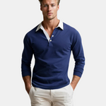 KNIT POLO SWEATER FOR MEN