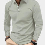 Adrian | Modern long-sleeved polo shirt