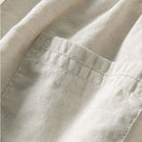 Geometric Jacquard Shirt & Straight Leg Linen Pants Set