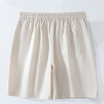 Linen Cuban Shirt with Pockets & Linen Drawstring Shorts Set