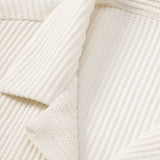 Waffle Shirt & Straight Leg Linen Pants Set
