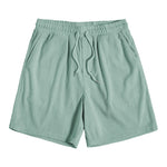 Short-Sleeved Corduroy Shirt & Shorts Set