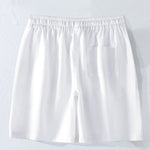 Waffle Shirt & Linen Cotton Blend Drawstring Shorts Set