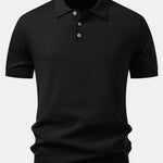 Basic Knit Polo & Knit Shorts Set