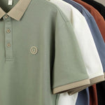 EMBROIDERED LAPEL SHIRT FOR MEN