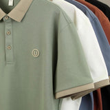 EMBROIDERED LAPEL SHIRT FOR MEN