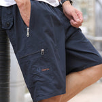 DRAWSTRING COTTON SHORTS FOR MEN