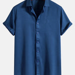 Solid Color Lapel Basic Shirts