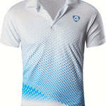 SPORT PRINT POLO SHIRT FOR MEN