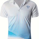 SPORT PRINT POLO SHIRT FOR MEN