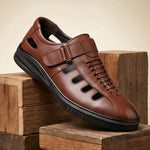 Archer Genuine Leather Closed-Toe Sandals