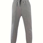 LINEN DRAWSTRING TROUSERS FOR MEN
