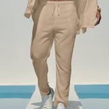 STRAIGHT LINEN TROUSERS FOR MEN