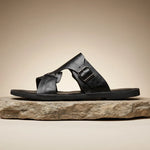 Thorne Genuine Leather Slide Sandals