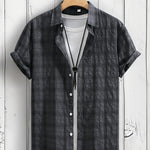 PLAID WOVEN SHIRT FOR MEN