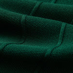 Stripe Jacquard Knit Polo Shirt & Slim Fit Tapered Trousers Set