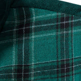 Long Sleeve Plaid Corduroy Patchwork Shirt