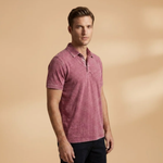 Polo Shirt with Classic Collar and Relaxed Fit