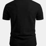 Muscle Fit Textured Button Up Shirt