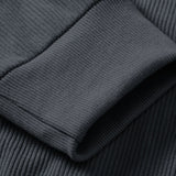 2 in 1 Crew Neck Stretch Corduroy Sweatshirt & Corduroy Pants Set