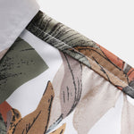 Tropical Print Button Up Shirt