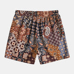 Paisley Patchwork Print Shirt & Shorts Set