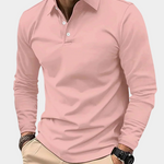 Adrian | Modern long-sleeved polo shirt