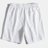 Geometric Jacquard Polo & Shorts Set