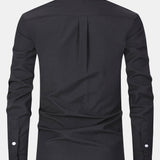 Long Sleeve Pocket Button Up Oxford Shirt