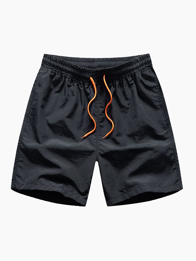Abstract Print Shirt & Swim Shorts Set