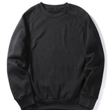 Basic Crew Neck Sweatshirt & Jogger Pants Set