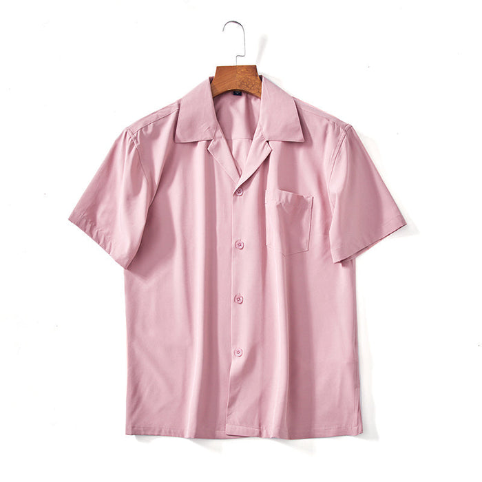 CUBAN COLLAR SUMMER SHIRT FOR MEN