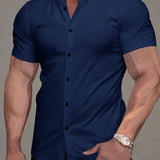SOLID COLOR SHIRT FOR MEN