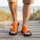 Thornhill Genuine Leather Slide Sandals