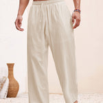 SOLID COLOUR TROUSERS FOR MEN