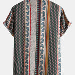 Elephant Geometric Print Shirt