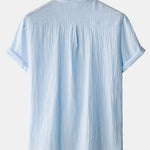 Henry Collar Shirt with Pocket