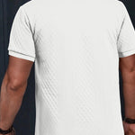 STAND COLLAR POLO SHIRT FOR MEN